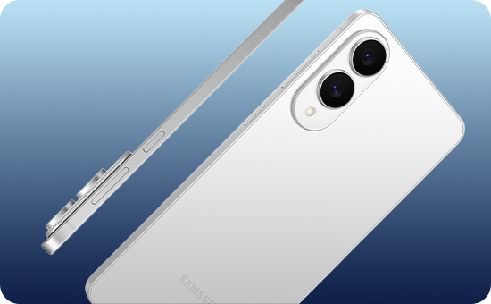 Obraz Galaxy S25 Edge widziany z tyłu i z boku