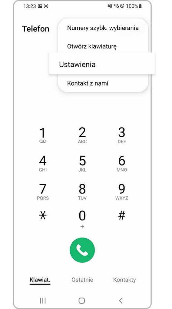 sprawdzanie, czy urządzenie nie blokuje nieznanych numerów krok 2