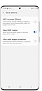 هاتف Galaxy S20. ، هناك خيارات الحفظ المقدمة مع تبديل "حفظ نسخ RAW".