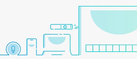 فوائد اقتناء تلفزيون سامسونج الذكي موضحة بالرسم على النحو التالي: سهولة الوصول إلى مختلف التطبيقات والمحتوى على الشاشة، الاتصال السلس بمختلف الأجهزة مثل جهاز الكمبيوتر المحمول والهواتف المحمولة، والتحكم السهل في الأجهزة باستخدام الجهاز الأحادي للتحكم عن بُعد.