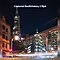 Edifícios em San Francisco à noite com trilhos leves em primeiro plano. Captado #withGalaxy Z Flip4