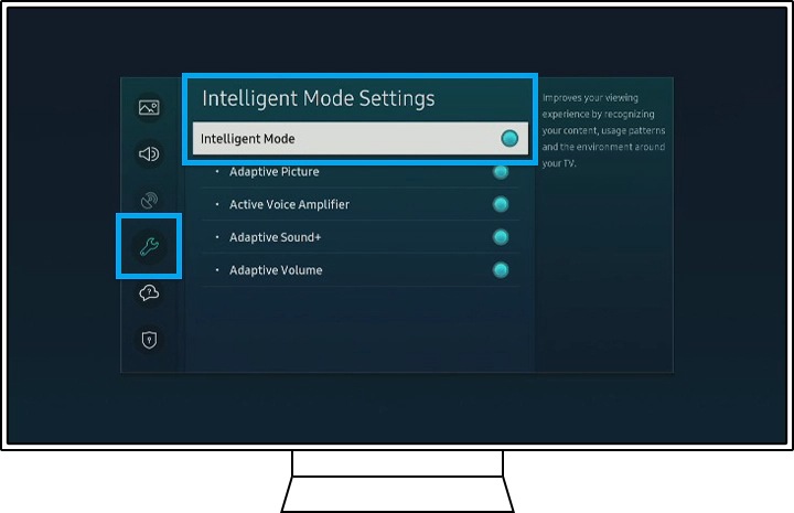 QLED 2020 Intelligenter Modus