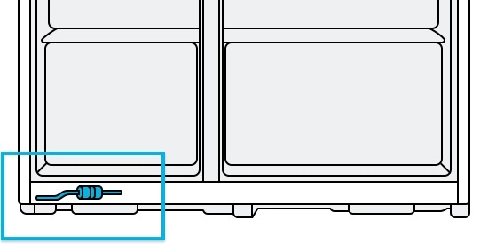verificar o abastecimento de água e a pressão de água