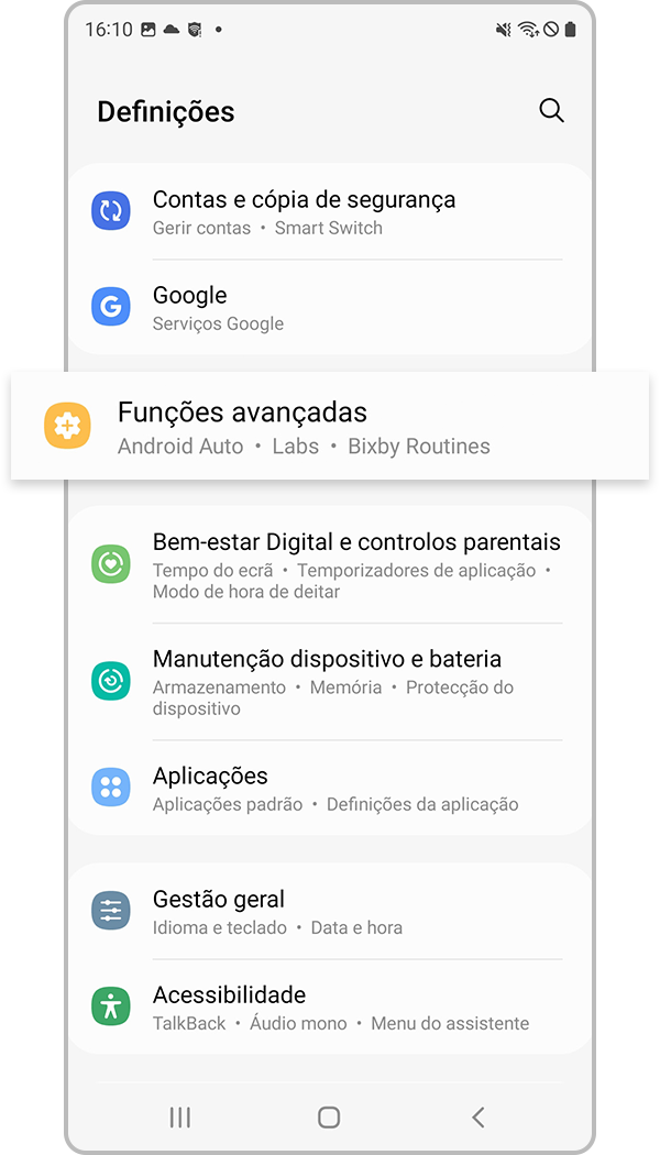 passo 1 de tirar fotografias com a s pen do s22