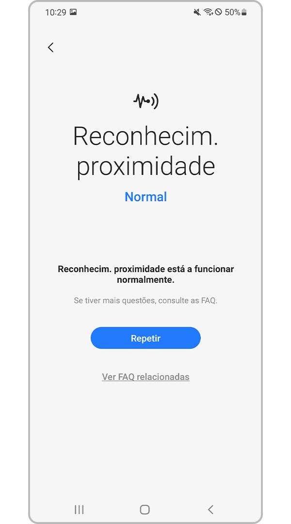 resultados reconhecimento de proximidade