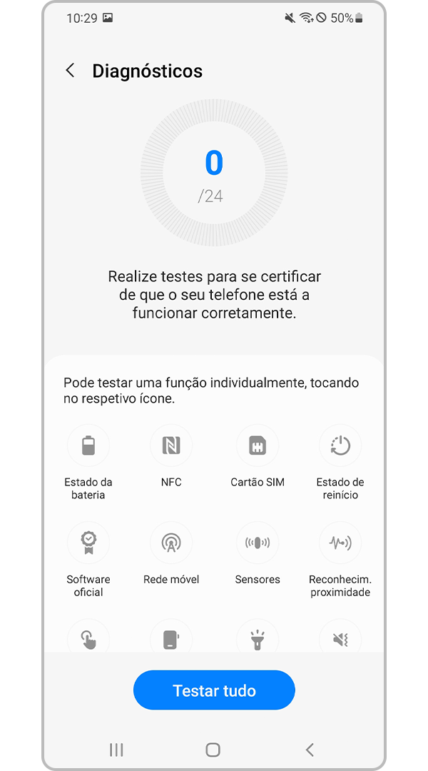 Funções de Diagnósticos