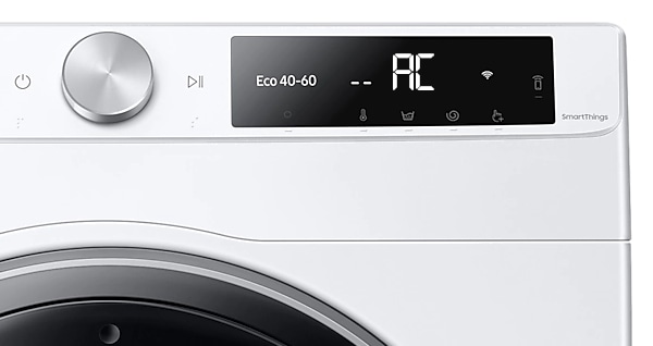 Códigos de erro AC e AE na máquina de secar