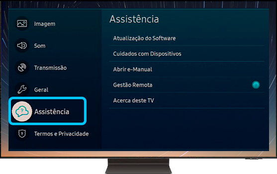 Selecionado Assistência