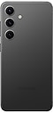 Un Galaxy S24 en Onyx Black visto desde la parte posterior.