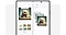 Un teléfono inteligente que muestra una GUI de pantalla dividida. Una versión de dibujos animados en 3D generada por AI de un gato en el lado izquierdo de la pantalla se arrastra hacia la aplicación Samsung Notes en el lado derecho.