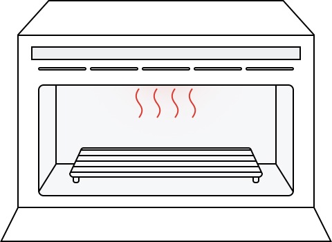 quema el aceite dentro del horno en el primer uso