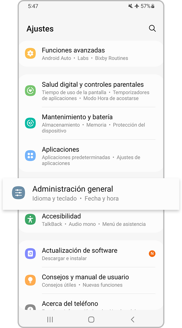 Administración General