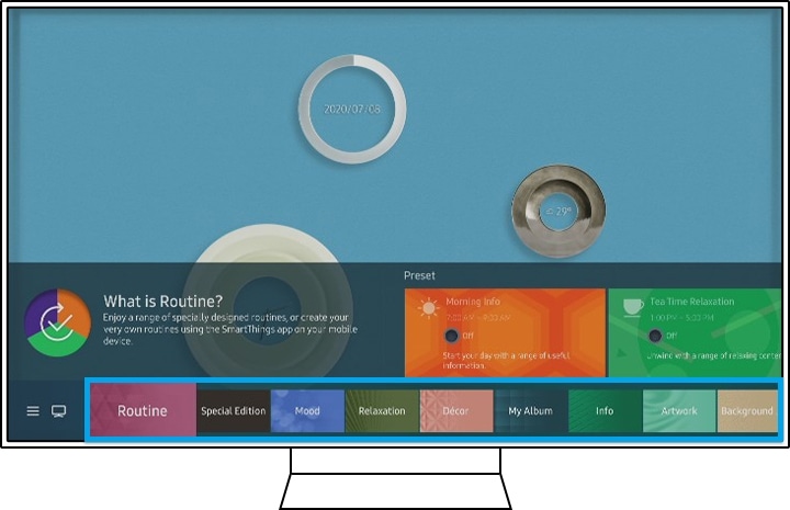 funciones de modo ambiente