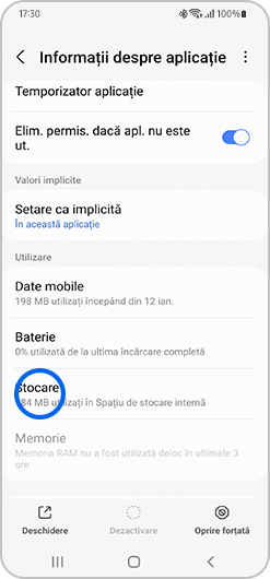 Deschide Stocare