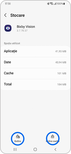 Atinge Golire și Golire cache