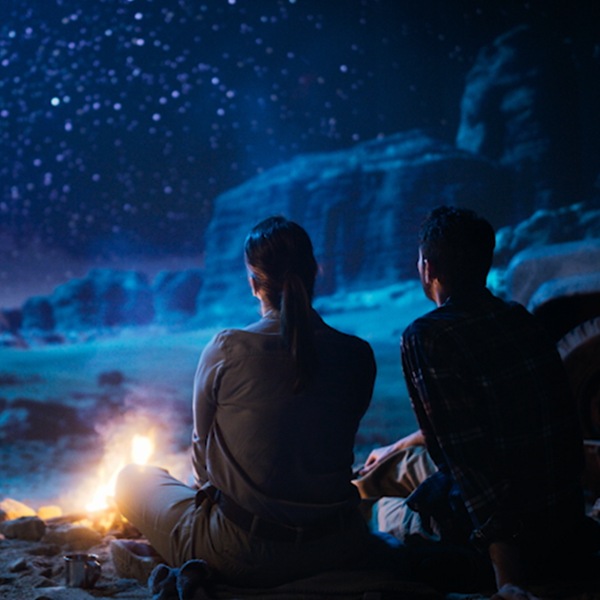 You explore the night