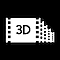 Pictogramă conversie video 3D AI