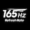 Pictogramă rată de reîmprospătare de 165 Hz