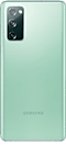 Telefon Galaxy S20 FE culoare Cloud Mint văzut din spate