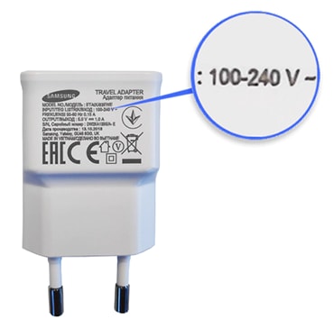 Unitatea sursei de alimentare în volți