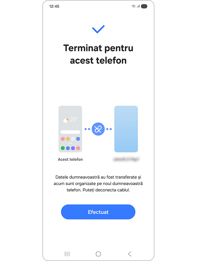 Trimiterea s-a terminat