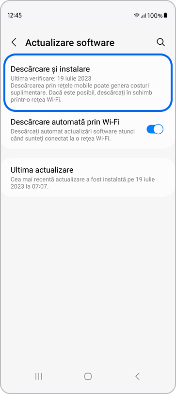 Apasă pe Descarcă și instalează