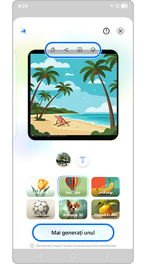 Salvați sau atingeți conceptul pentru a genera o altă imagine