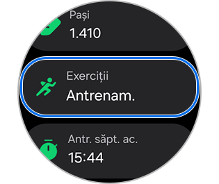 Selectare Exerciții