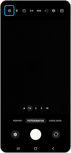 resetarea aplicației de focalizare a camerei