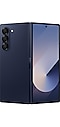 Galaxy Z Fold6 u tamnoplavoj boji prikazan sa zadnje strane.