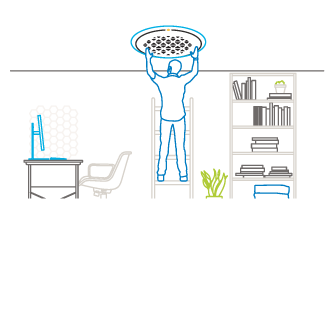 installer line drawing