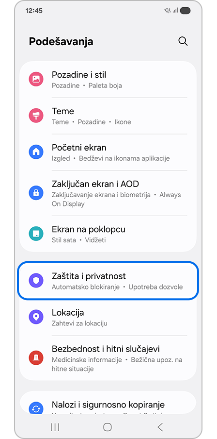 Izbor Zaštita i privatnost