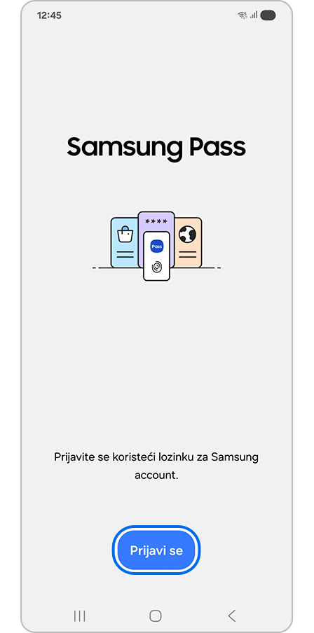 Dodirnite Prijavi se