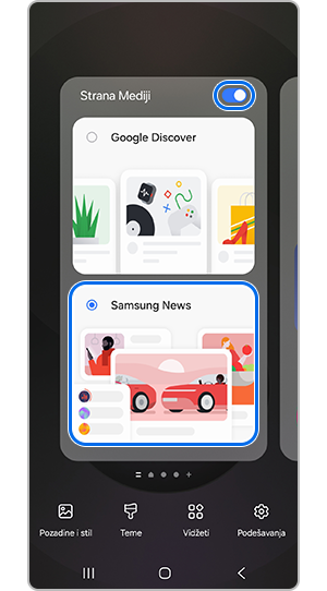 Prikaz strane Mediji