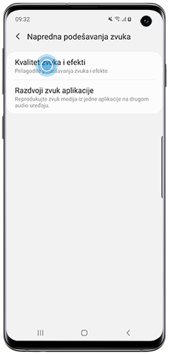 Kucnite na Kvalitet zvuka i efekti