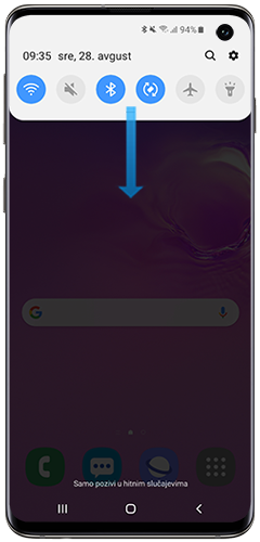 Panel sa obaveštenjima