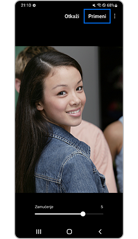 primeni efekat portreta