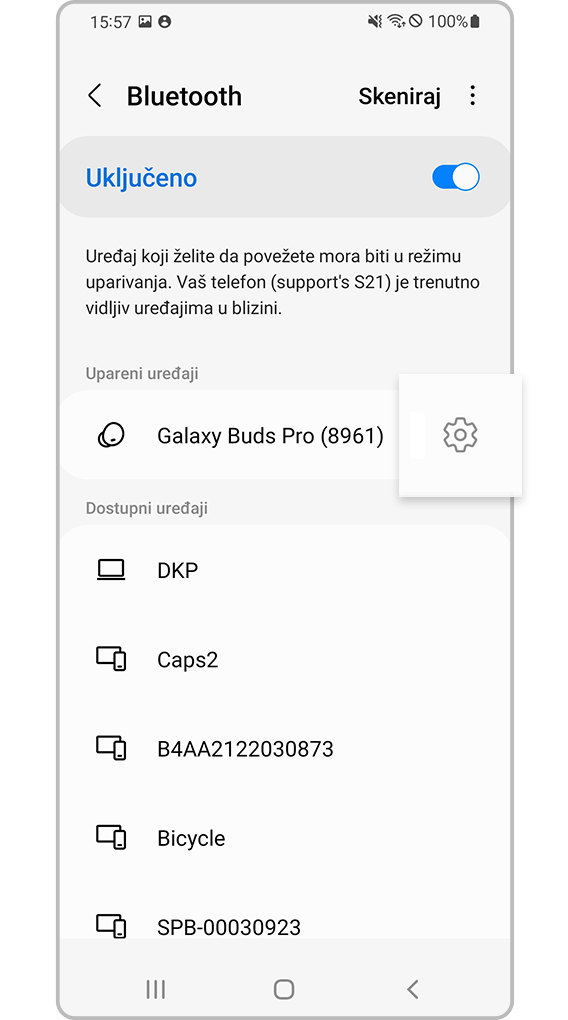 popravka bluetooth uređaja, 3. korak