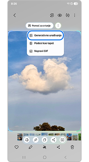 Kucnite na Generativno uređivanje