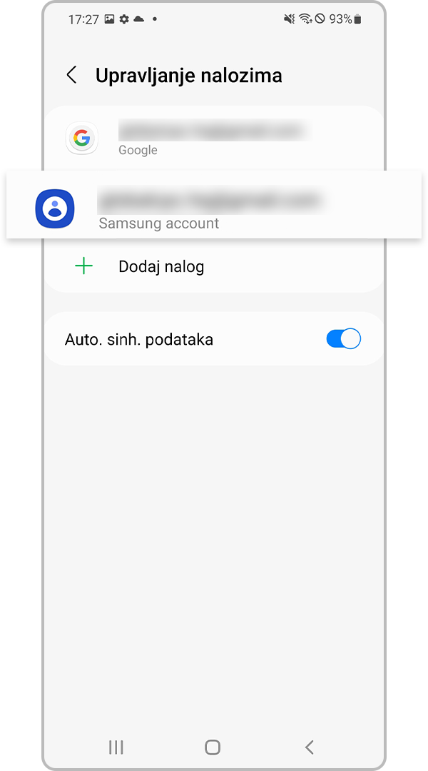 upravljanje nalozima