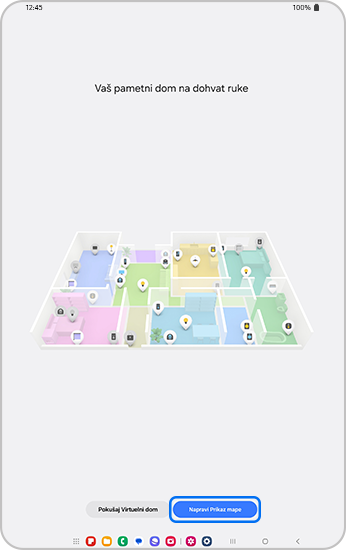 Ekraan za pravljenje Prikaza Mape