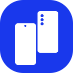 Синяя пиктограмма, замена экрана или задней панели устройств Galaxy по программе Samsung Care+