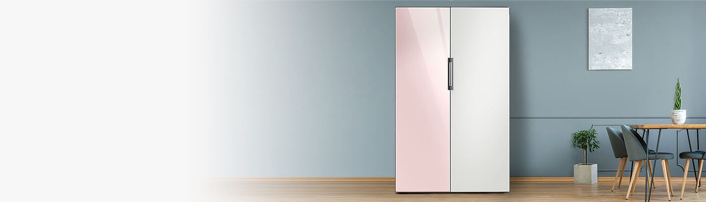 Скидки и акции на интерьерный холодильник Samsung Bespoke