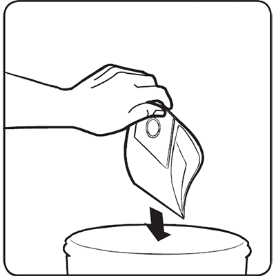 Выбросите одноразовый мешок