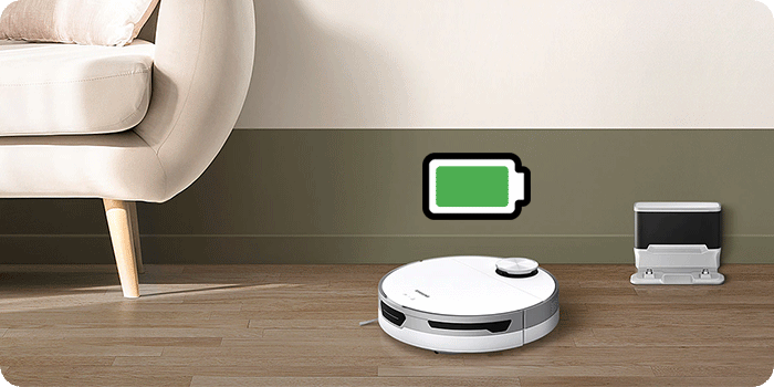 Пылесос быстро разряжается