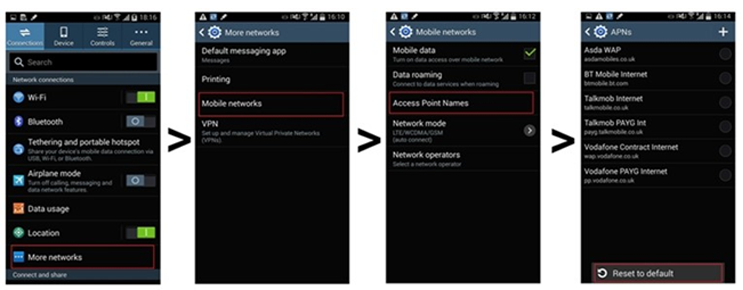 If by mistake you chose the incorrect operator / SIM Service