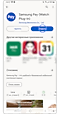 Откройте Samsung Pay Watch plug-in