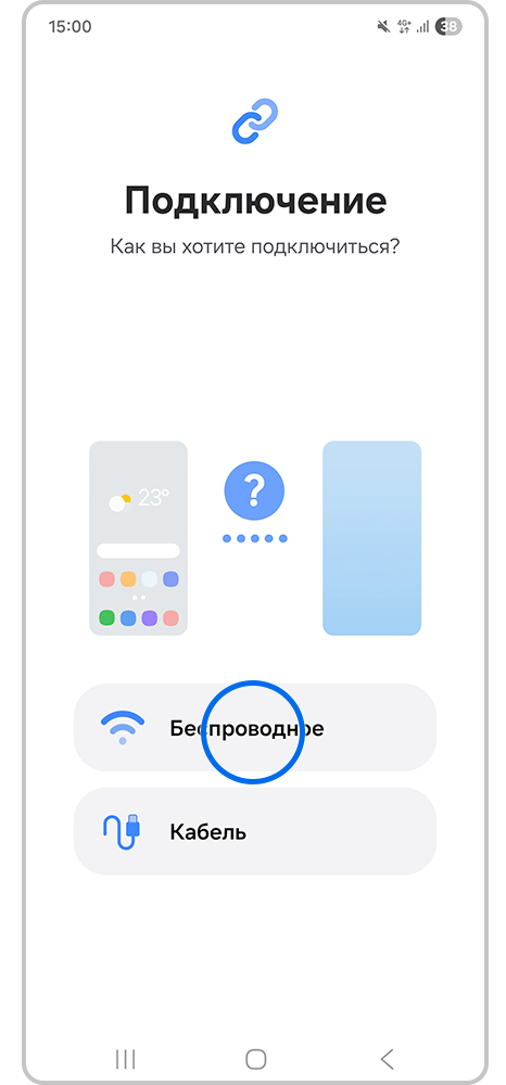 Выбор варианта передачи данных