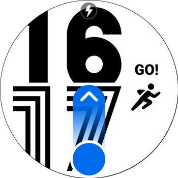 Проведите снизу вверх по экрану