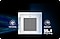 يوضح وضع تقسيم الشاشة في مكيف هواء من نوع cassette من Samsung وضعين: التبريد السريع "Fast Cooling" على اليسار، ووضع التبريد بلا هواء WindFree™ على اليمين، والذي يحقق معدلات توفير طاقة تبلغ 55%.